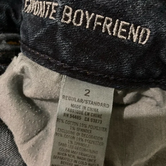 American Eagle Favorite Boyfriend Style Jeans Size 2 - Picture 8 of 12
